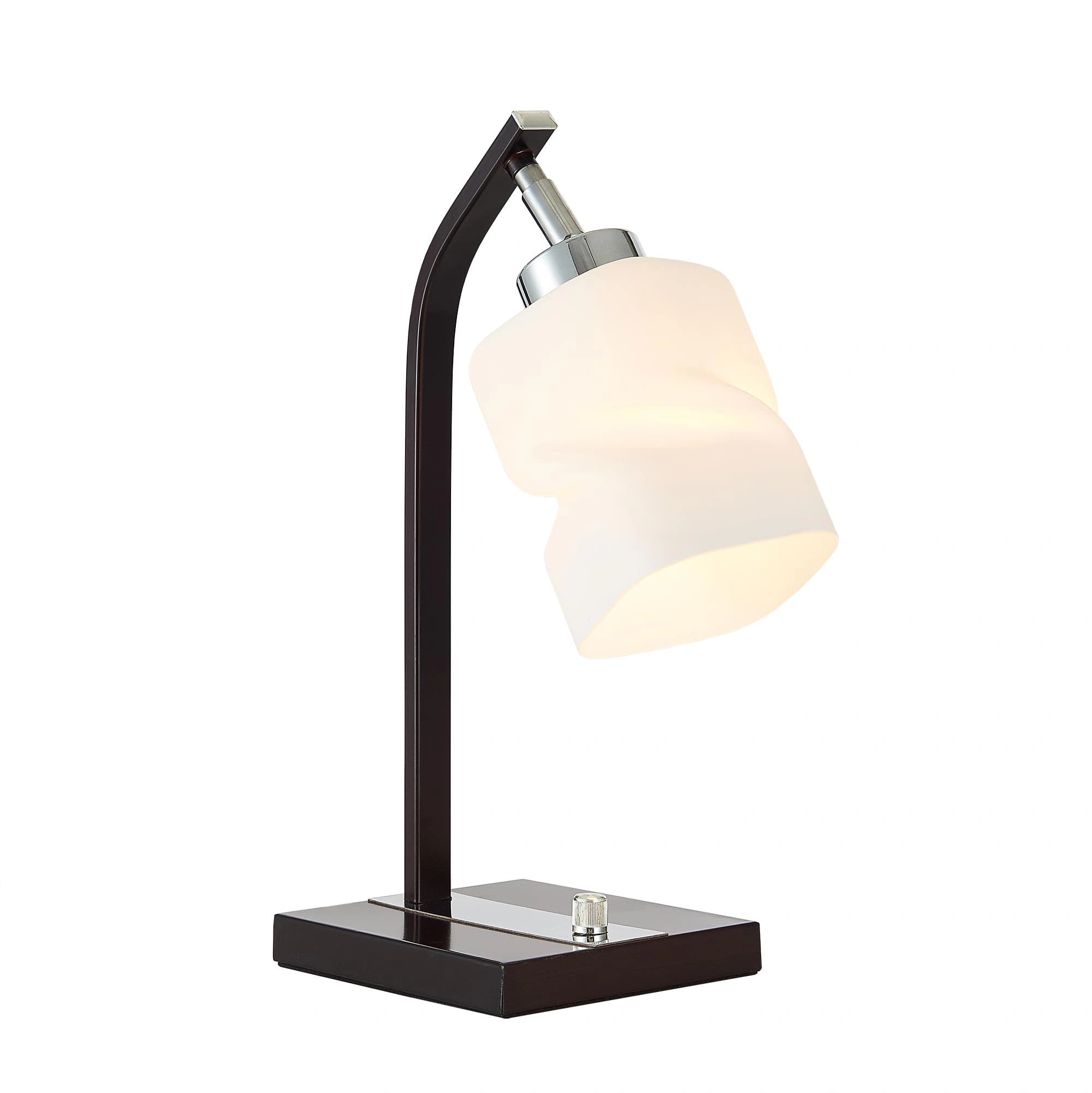 Citilux CL126812 Берта Хром+Венге Светильник Настольный