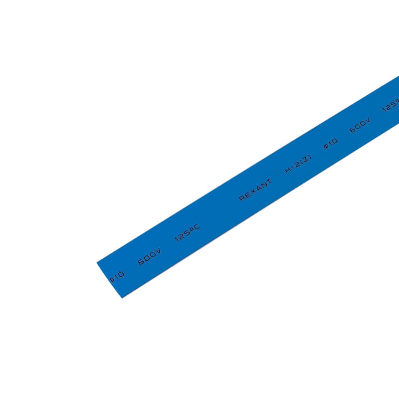 10.0 / 5.0 мм 1м термоусадка синяя Rexant 21-0006