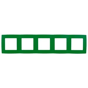 ЭРА 12-5005-27 Зелёный Рамка на 5 постов, 12