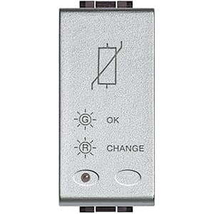 BT Однополюсный разрядник для установки совместно с розетками сети питания 1 модуль NT4536