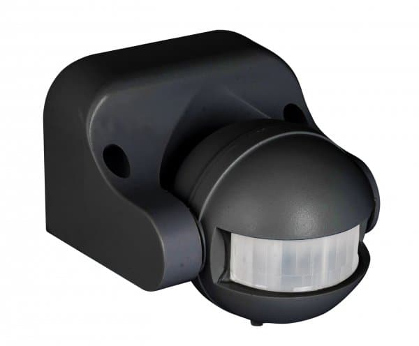 EKF PROxima ИК датчик движения наст. 1200Вт 180гр. до 12м IP44 MS-39b черный