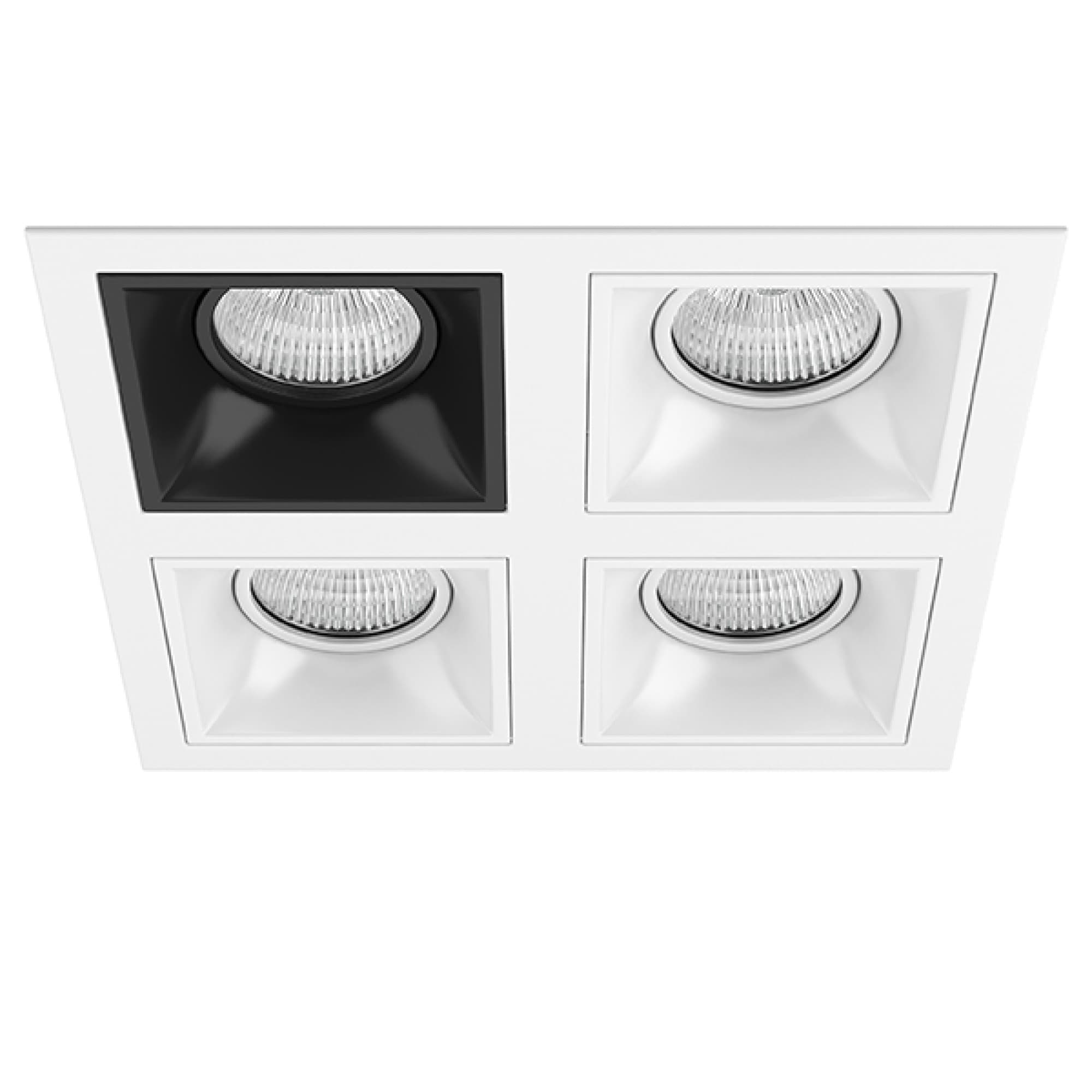 Lightstar Комплект из светильников и рамки DOMINO Domino Lightstar D54607060606