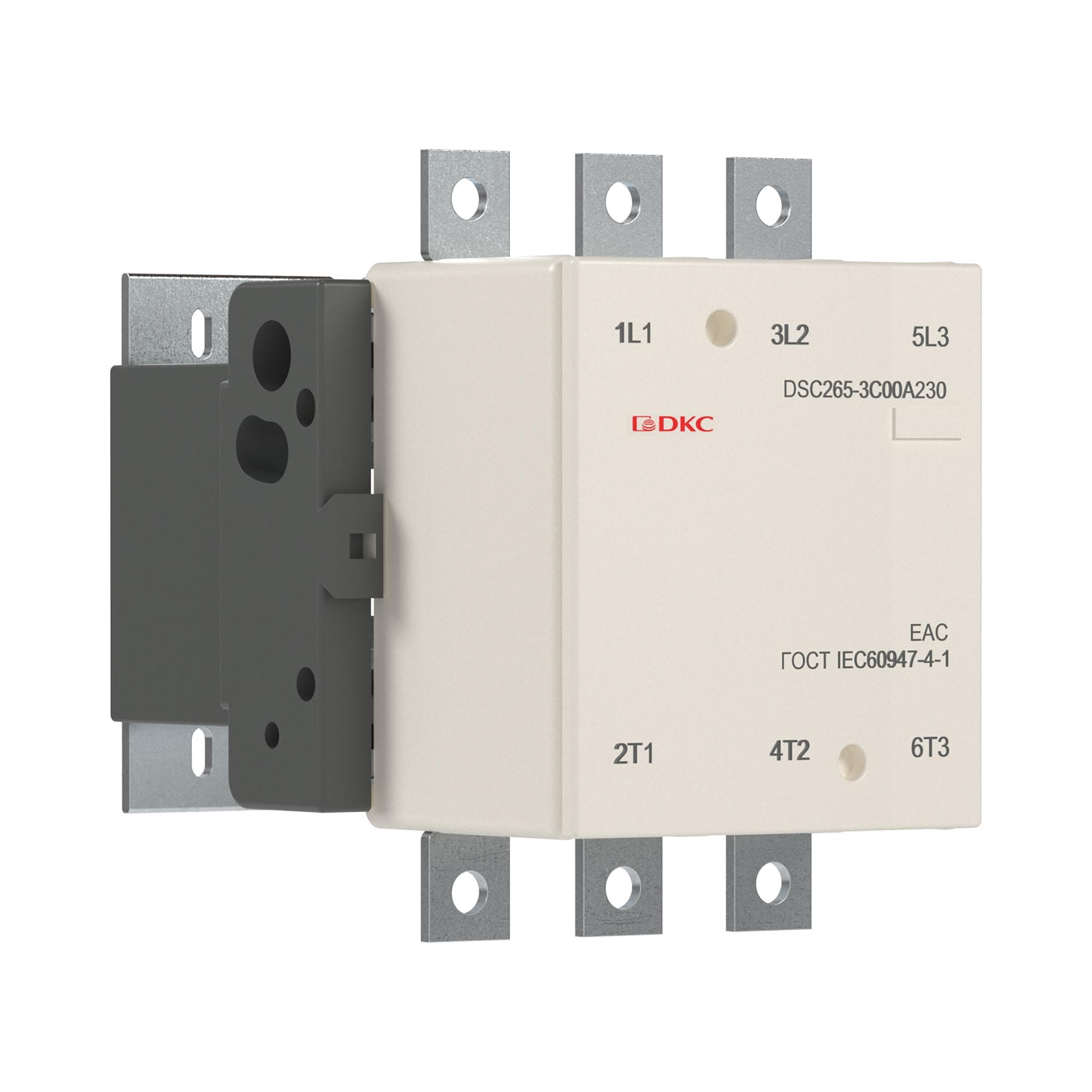 DKC Магнитный контактор DSC265-3C00A230 265А 130кВт (AC3) кат 220В AC
