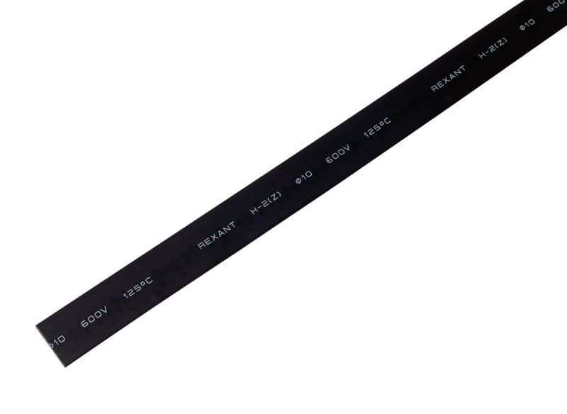 10.0 / 5.0 мм 1м термоусадка черная Rexant 21-0008