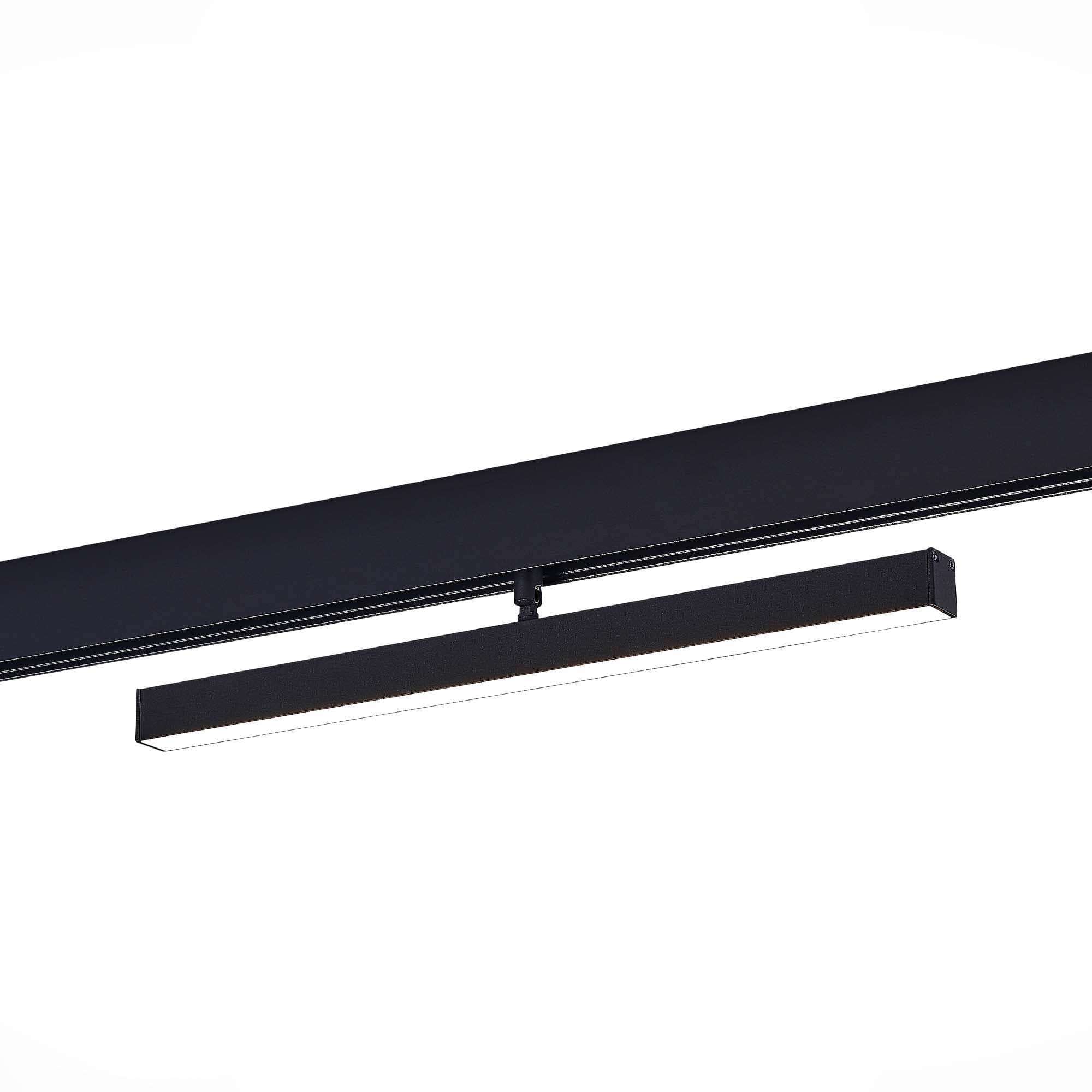 ST LUCE ST802.446.12 Магнитный трековый светильник Черный LED 1*12W 4000K 750Lm Ra>90 120° IP20 L405xW22,5xH92 48VV