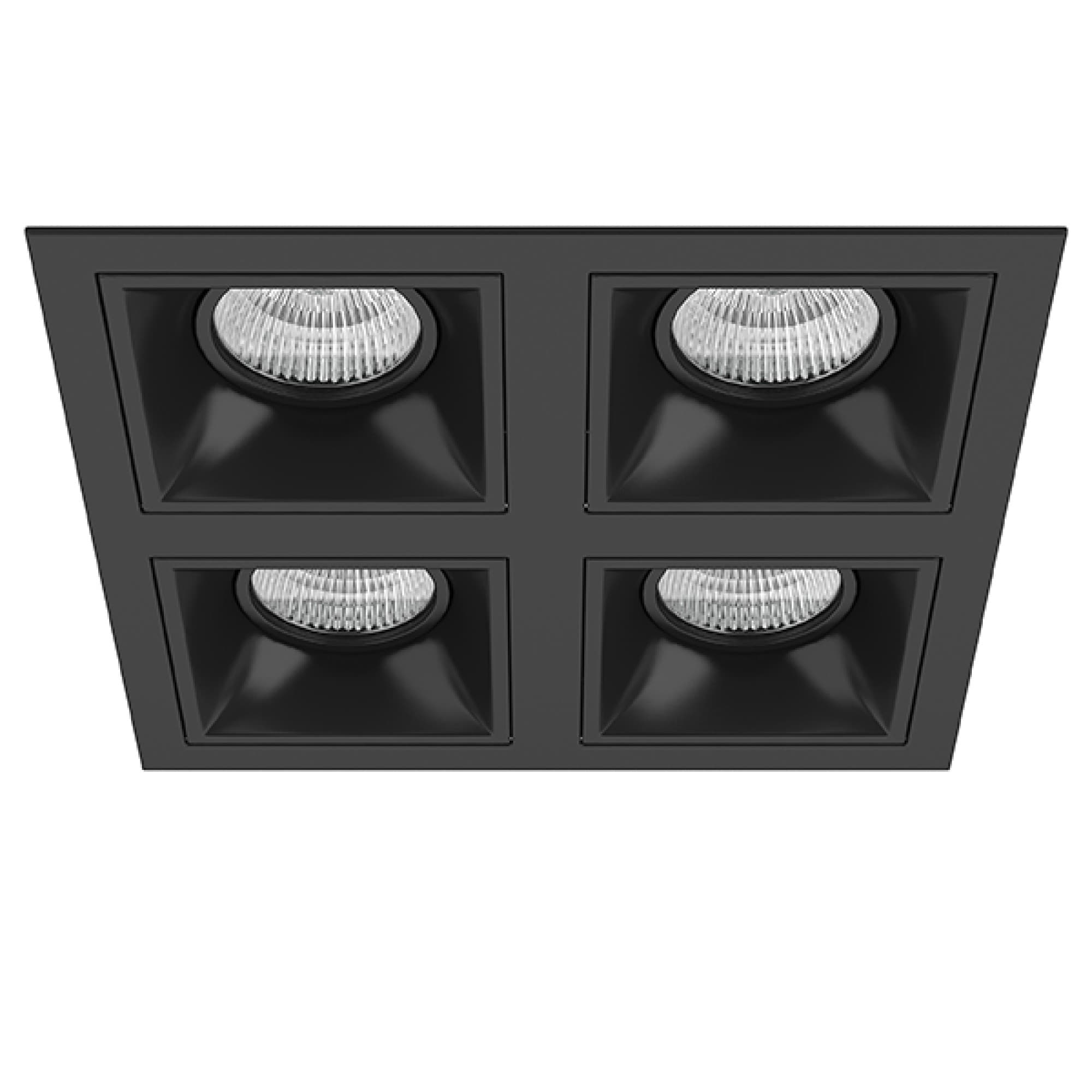 Lightstar Комплект из светильников и рамки DOMINO Domino Lightstar D54707070707