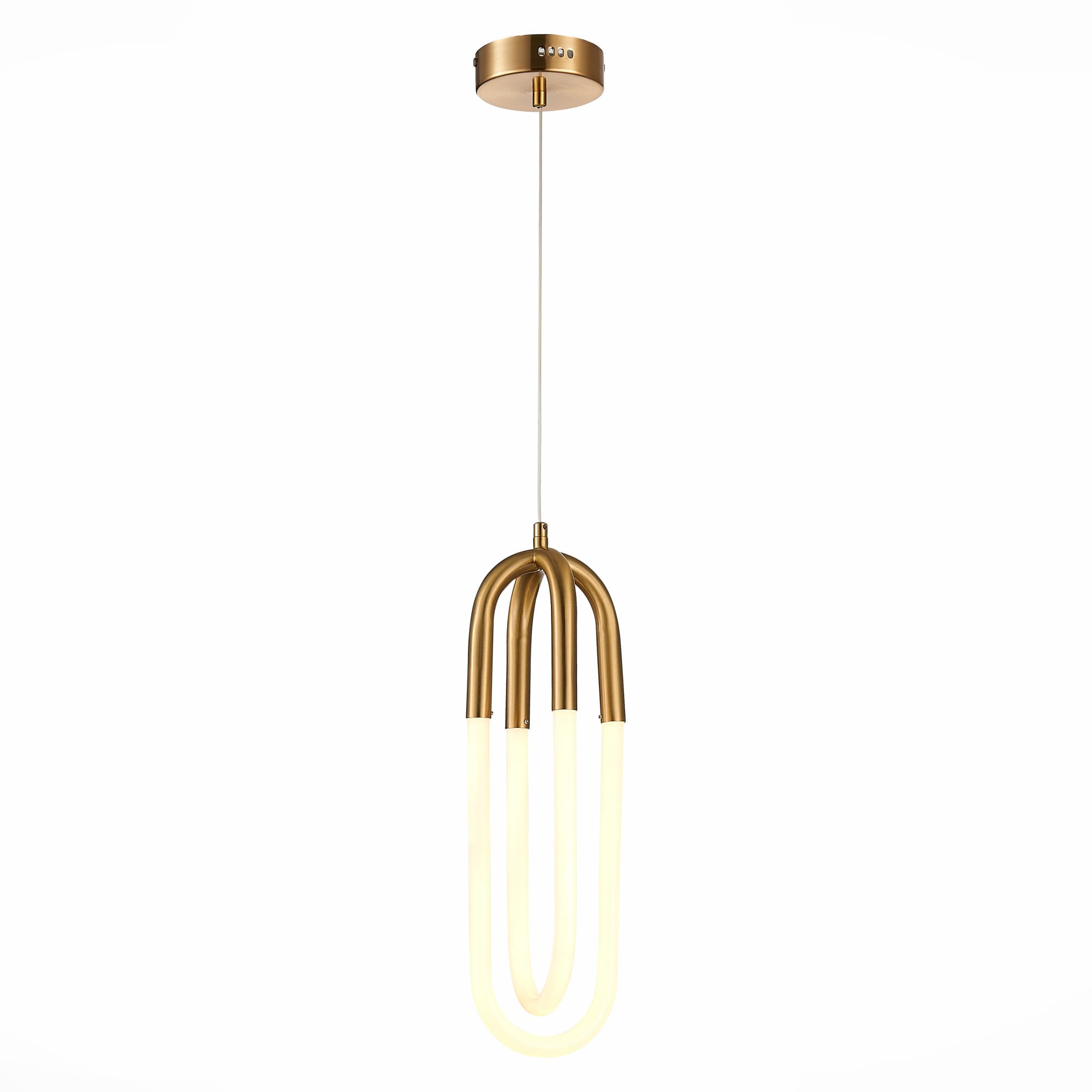 ST Luce SL1579.303.02 Подвес Латунь/Латунь, Белый LED 2*14W 3000K