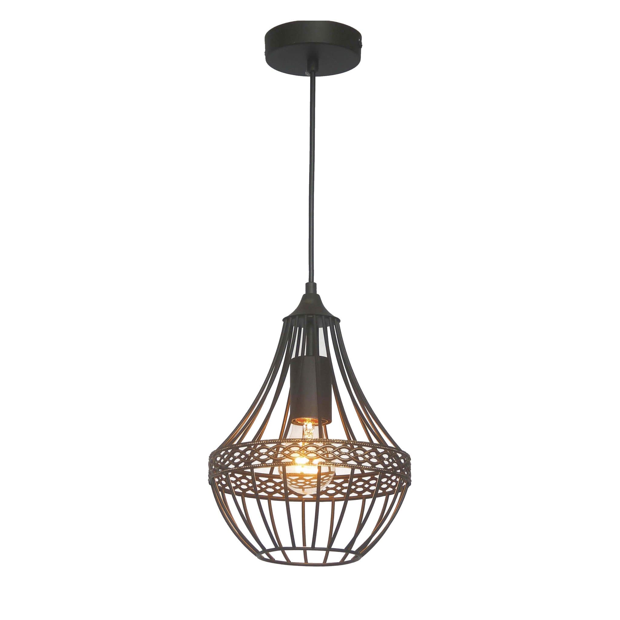 Favourite Terra Черная Люстра 1*E27*60W 1800-1P
