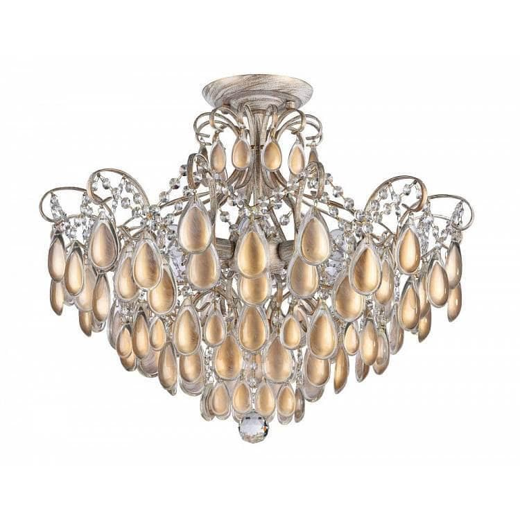 Freya Classic Chabrol Белый с Золотом Люстра E14 40W FR2302-CL-06-WG