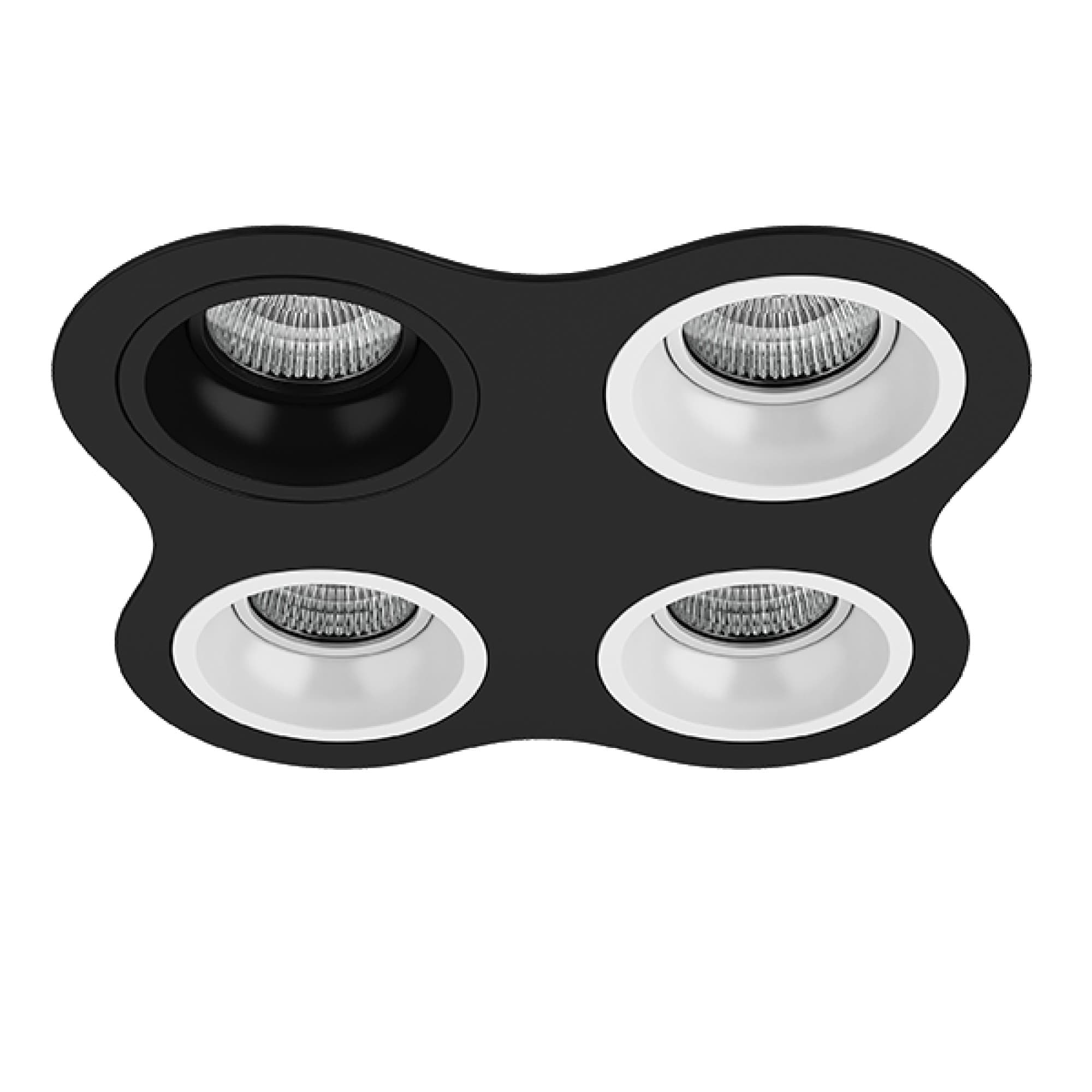 Lightstar Комплект из светильников и рамки DOMINO Domino Lightstar D64707060606