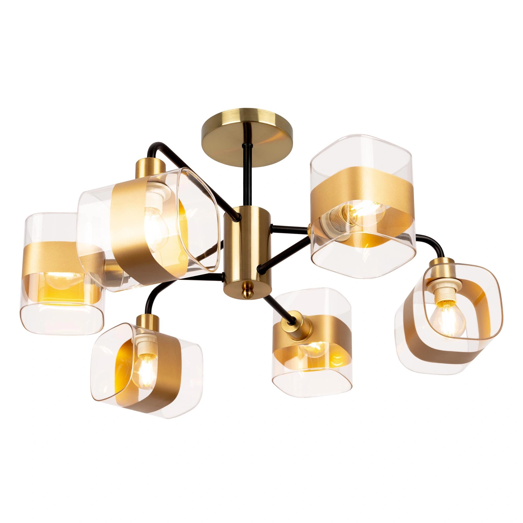 Citilux CL140161 Бертон Бронза+Черный Люстра