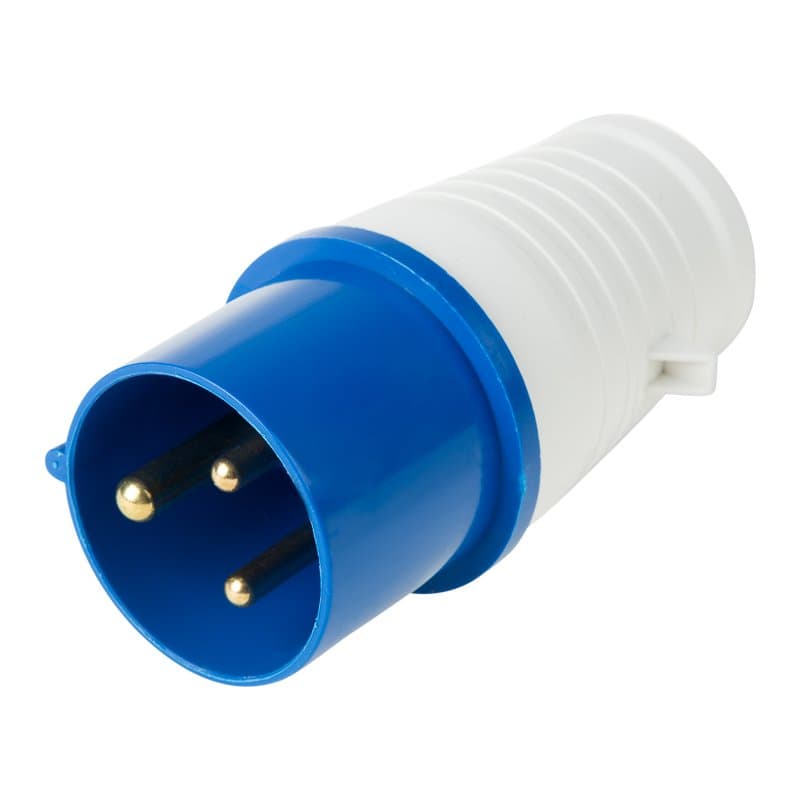 Вилка 023 переносная 2Р+РЕ 32А 220В IP44 Rexant 11-8903