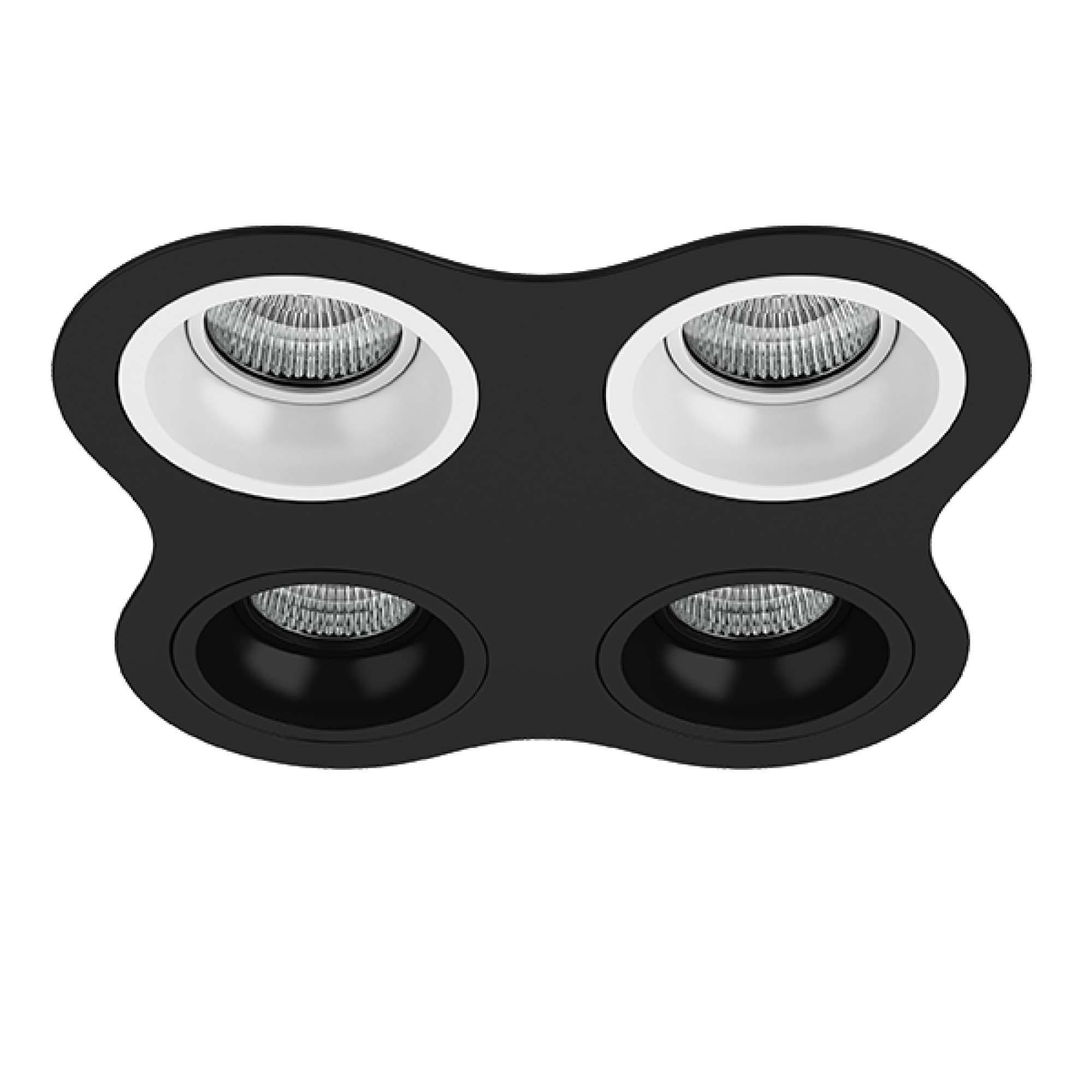 Lightstar Комплект из светильников и рамки DOMINO Domino Lightstar D64706060707