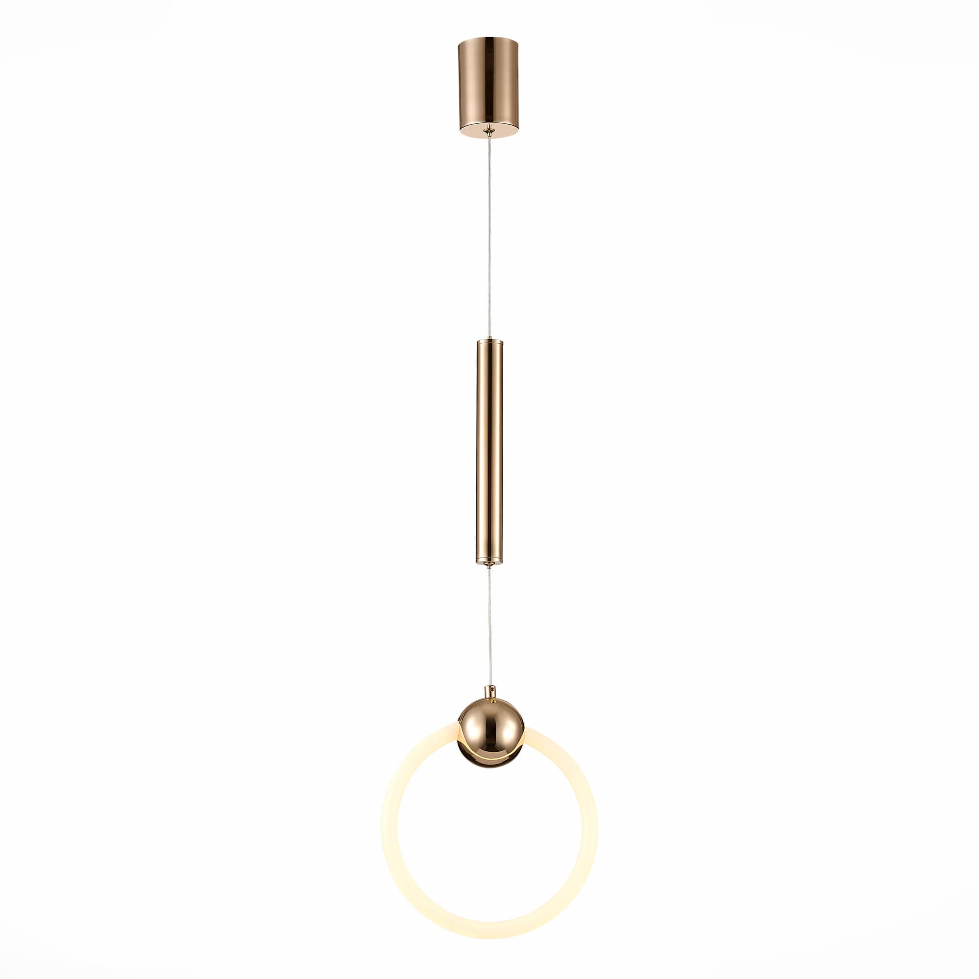 ST Luce SL1578.203.01 Подвес Золото/Золото, Белый LED 1*15W 3000K