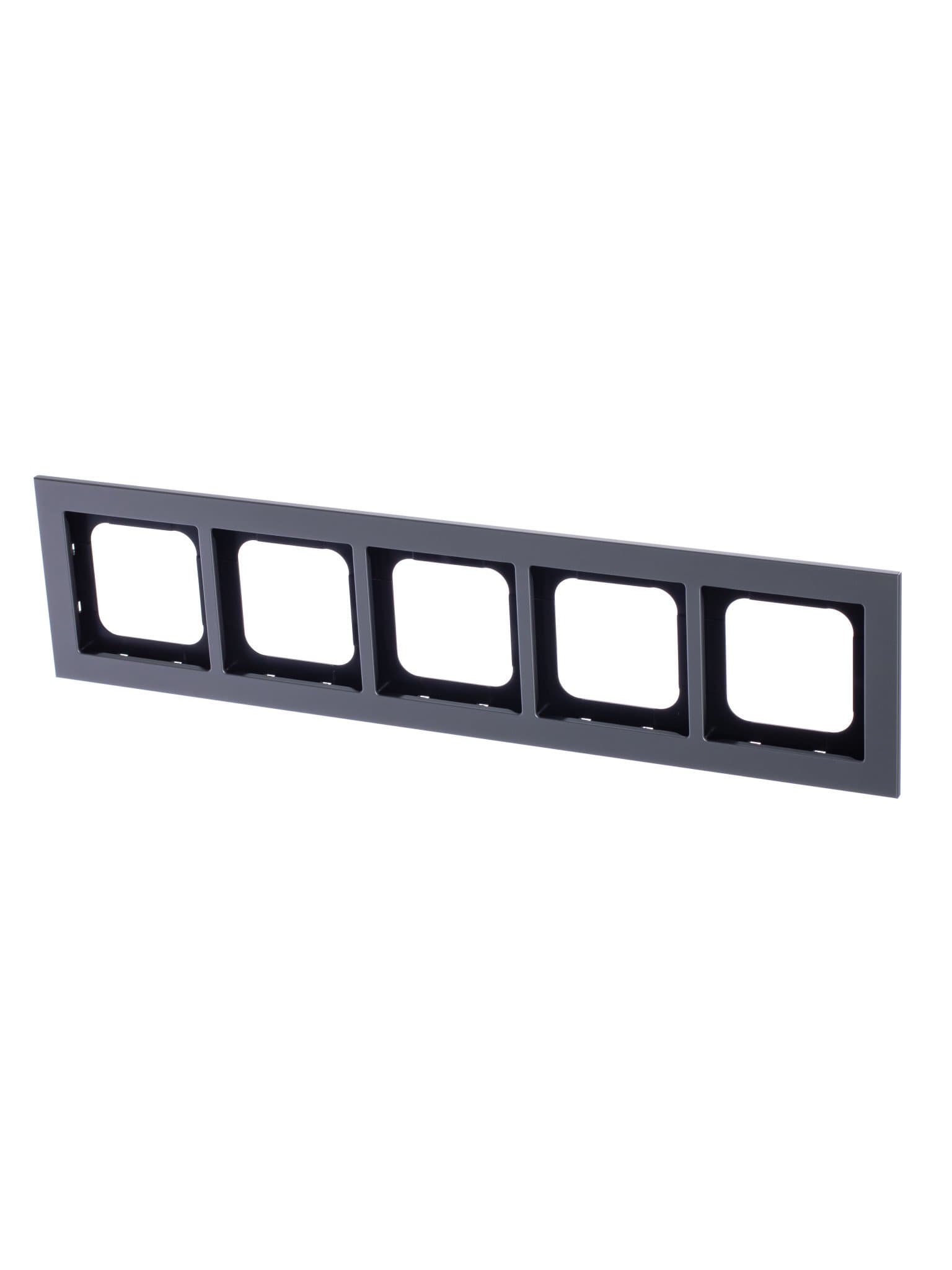 ABB Axcent металл/платина Рамка 5-постовая 2CKA001754A4692