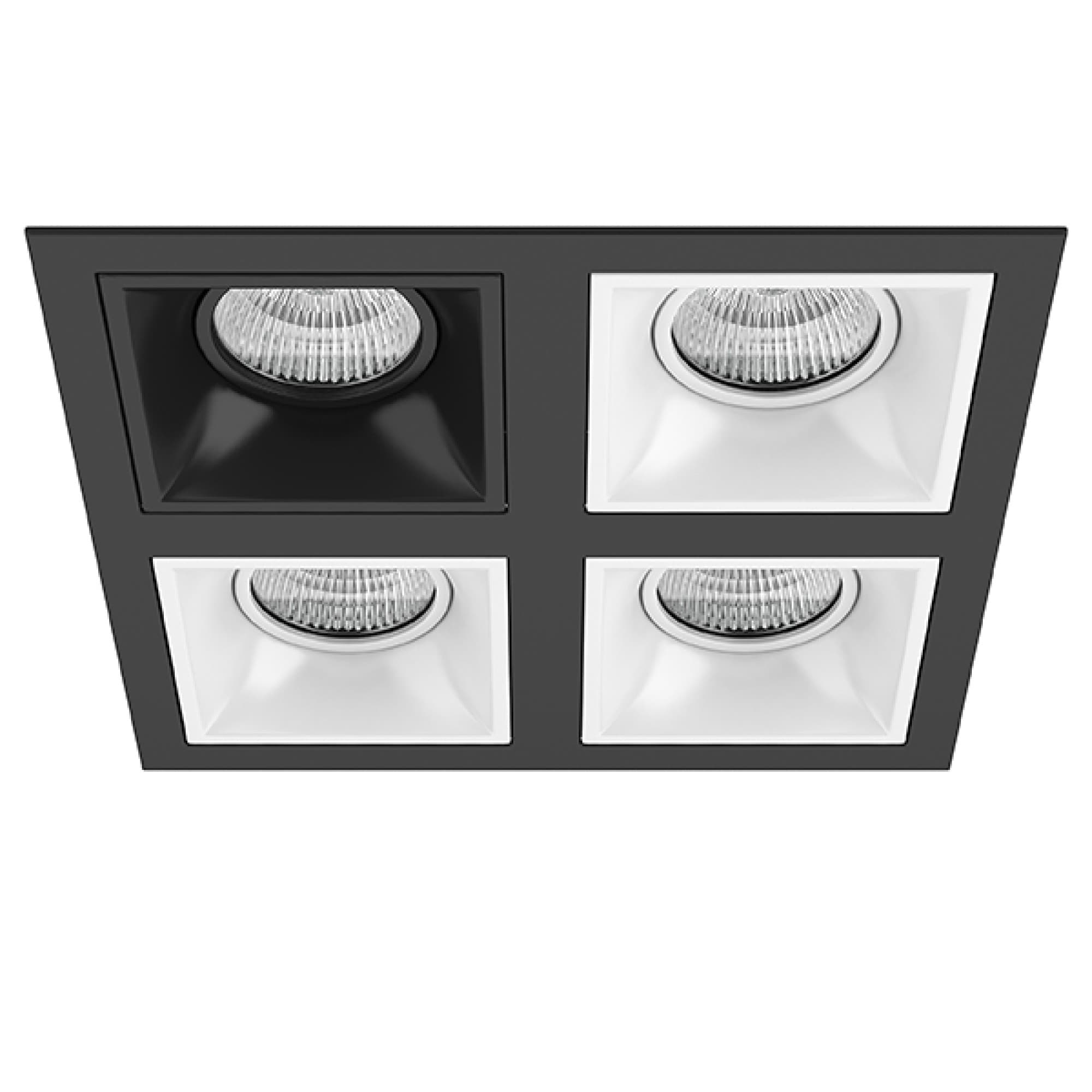 Lightstar Комплект из светильников и рамки DOMINO Domino Lightstar D54707060606