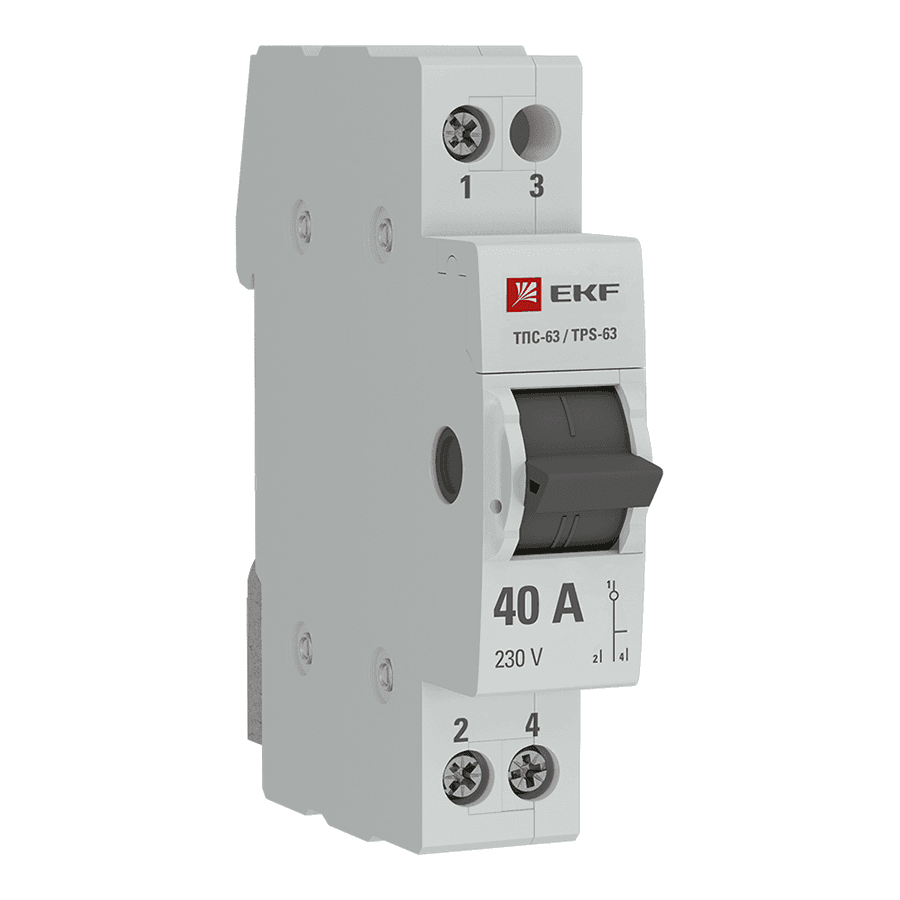 EKF PROxima Трехпозиционный переключатель ТПС-63 1P 40А