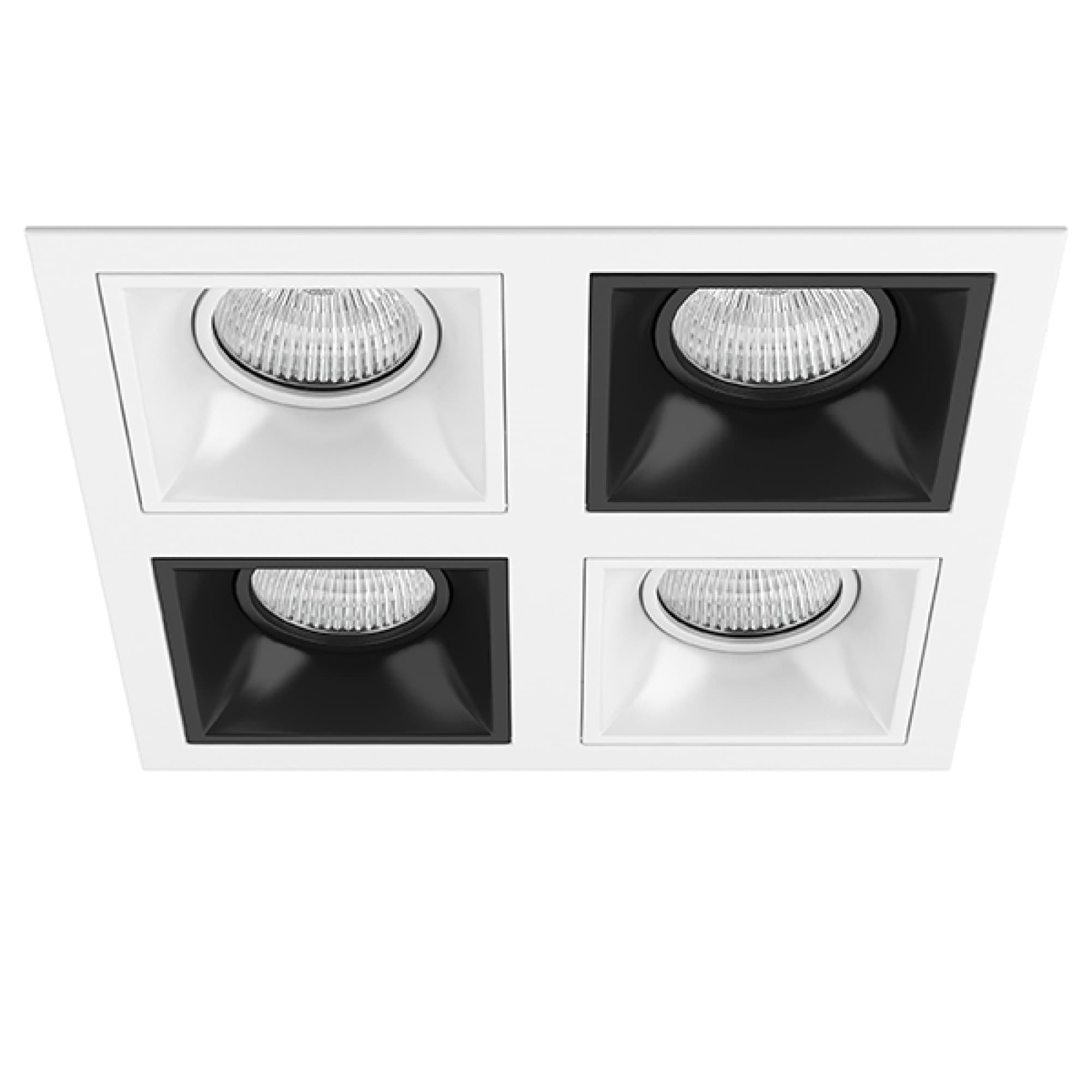 Lightstar Комплект из светильников и рамки DOMINO Domino Lightstar D54606070607