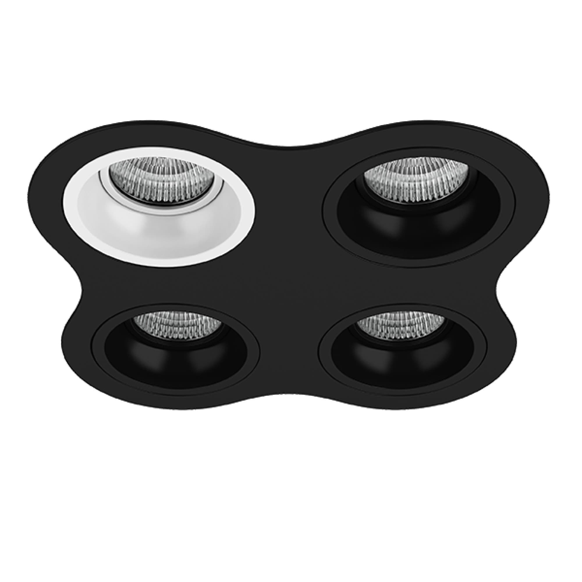 Lightstar Комплект из светильников и рамки DOMINO Domino Lightstar D64706070707