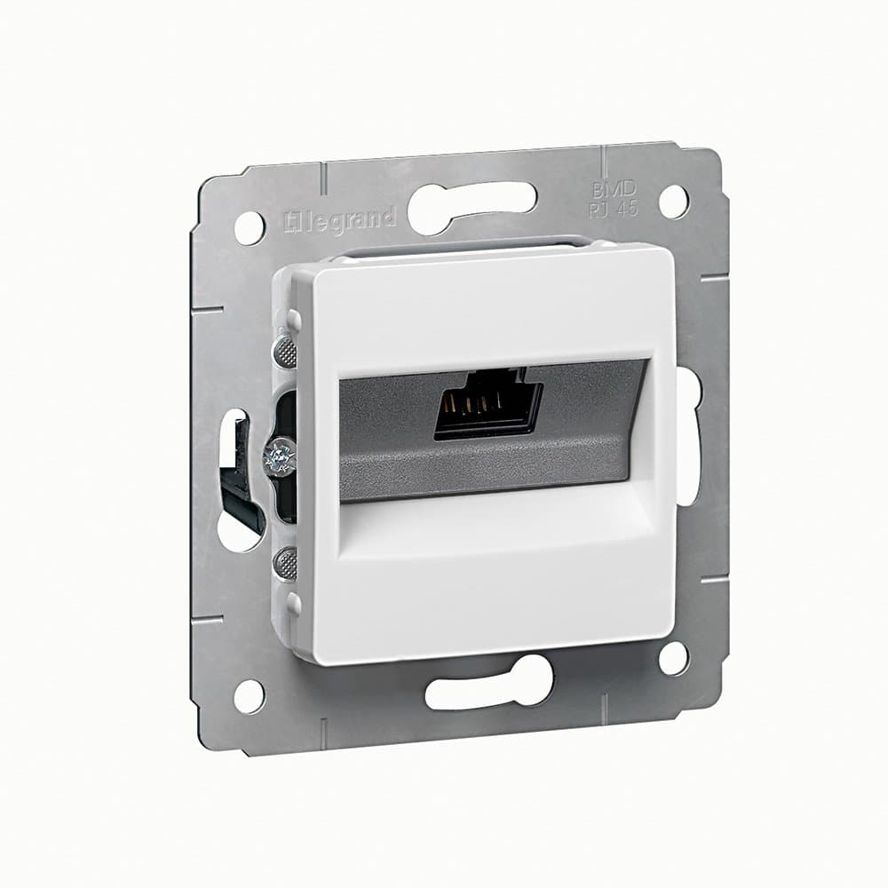 Legrand DIY Cariva Бел Розетка компьютерная 1-ая RG 45 UTP 6 кат 695954