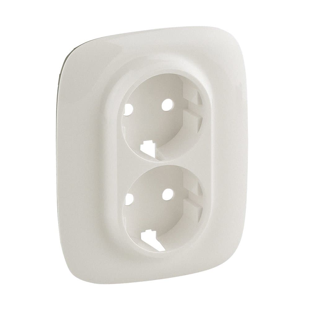 Legrand Valena ALLURE Жемчуг Накладка розетки с/з 2-ной 754959