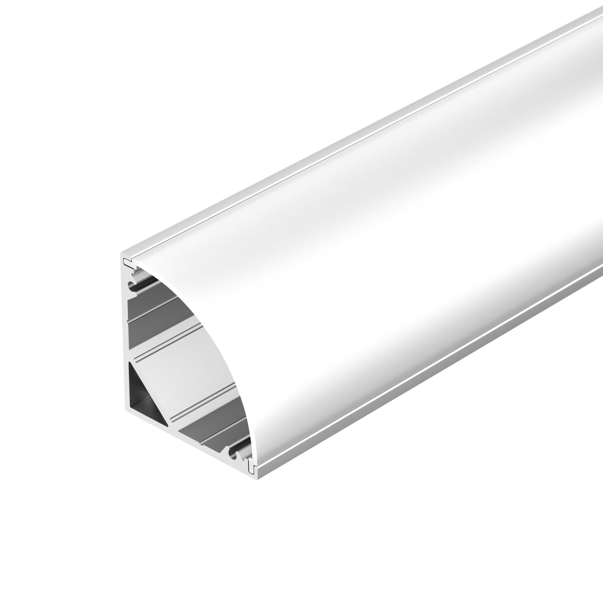 Arlight Профиль с экраном SL-KANT-H30-2000 ANOD+OPAL (Алюминий) 036846