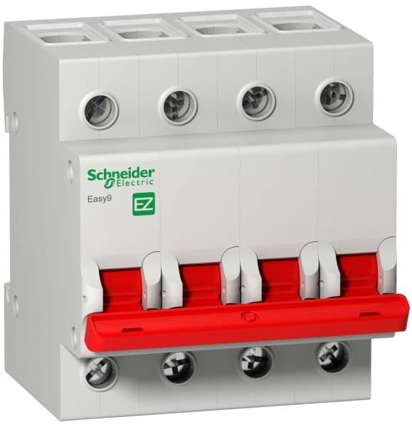 SE EASY 9 Выключатель нагрузки 4P 100А EZ9S16491