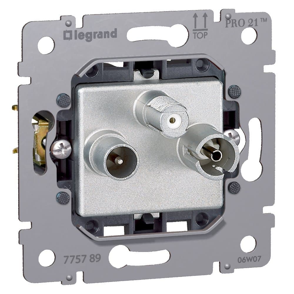 Legrand PRO 21 Мех Розетка TV-FM-SAT 1,5 dB для Galea Life 775789