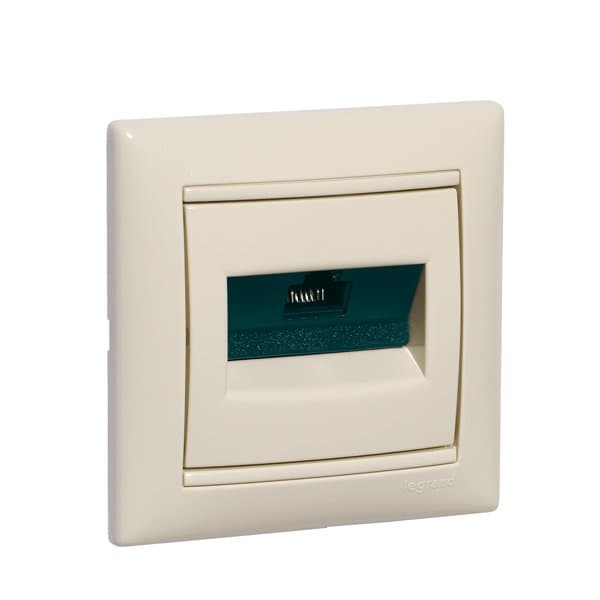 Legrand Valena Крем Розетка комп(RJ45) 1-ая 5 кат.крепление винт.(без лапок) 774138