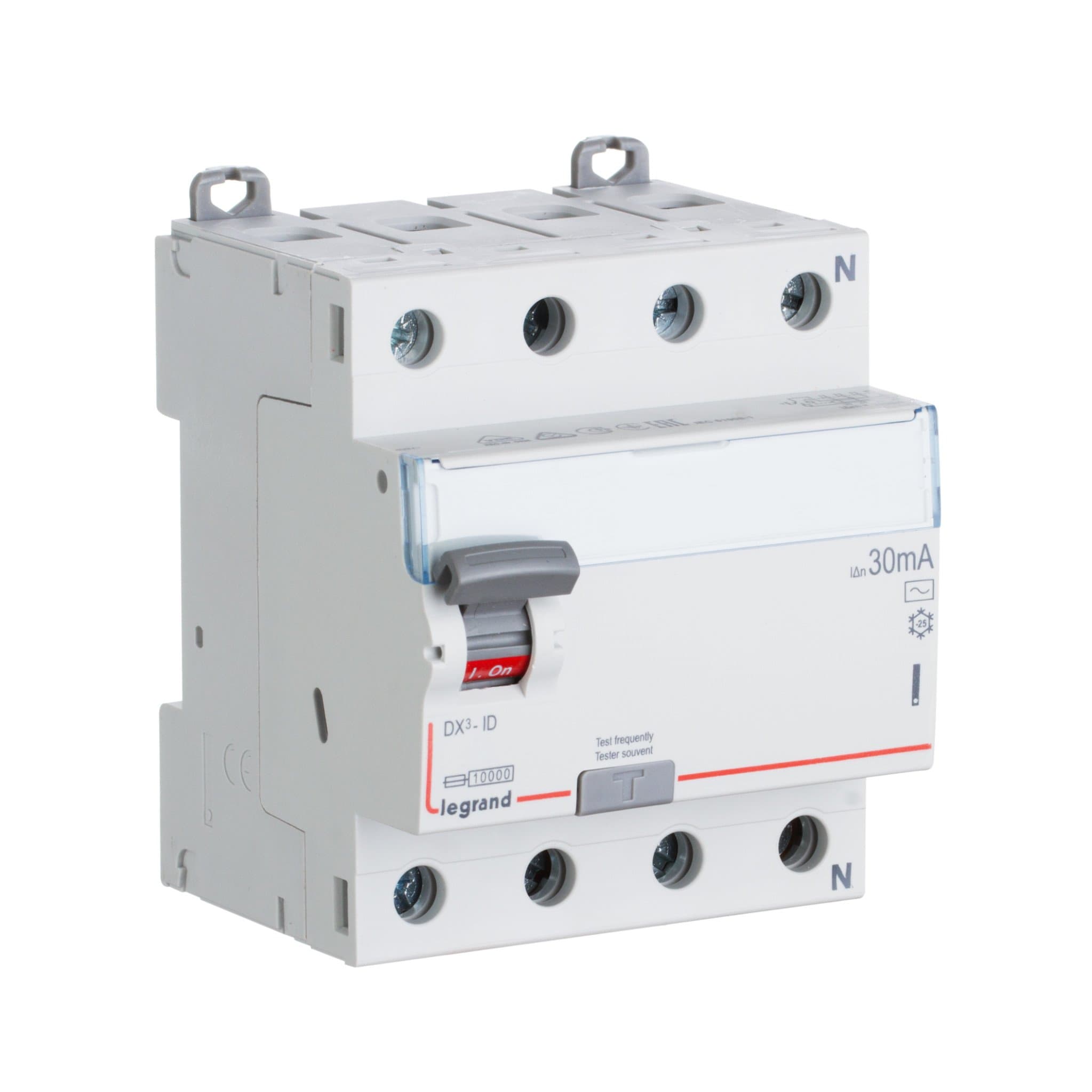 Legrand DX3 УЗО 4P 40А AS 300мА N справа 411800