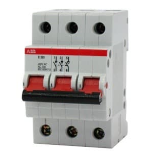 ABB E203r Рубильник 3P 80A рычаг крас. 2CDE283001R0080