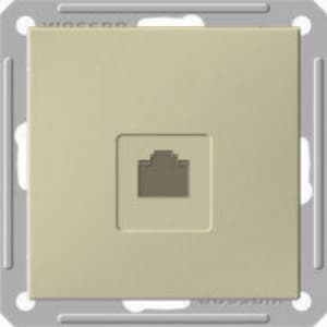 Systeme Electric Wessen 59 Беж Розетка компьютерная 1-ая RJ45 кат.5e