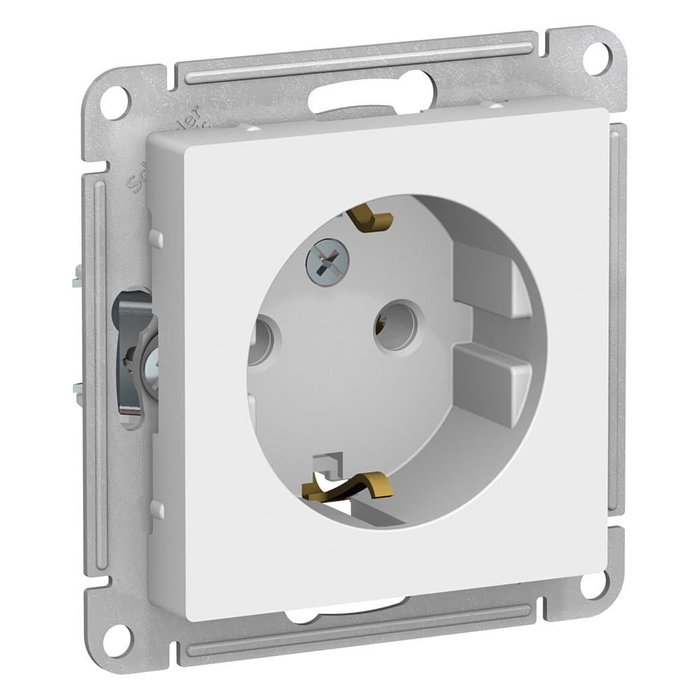 Systeme Electric AtlasDesign Бел Розетка с/з, 16А, механизм