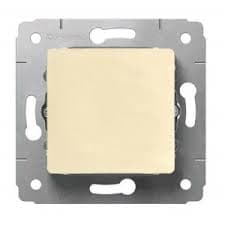 Legrand DIY Cariva Крем Выключатель 1-клавишный 695900