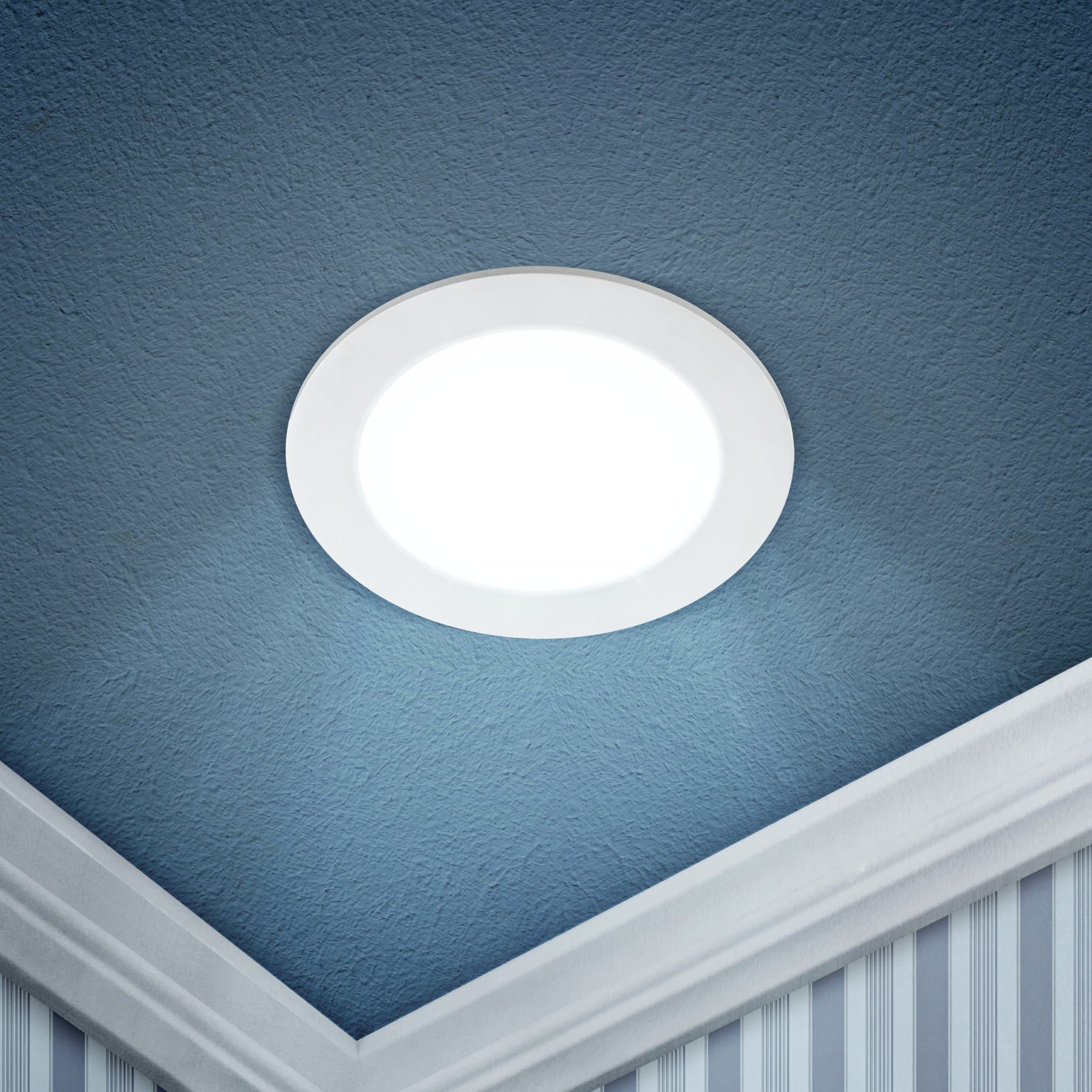 ЭРА LED 1-12-6K Светильник светодиодный круглый LED 12W 220V 6500K