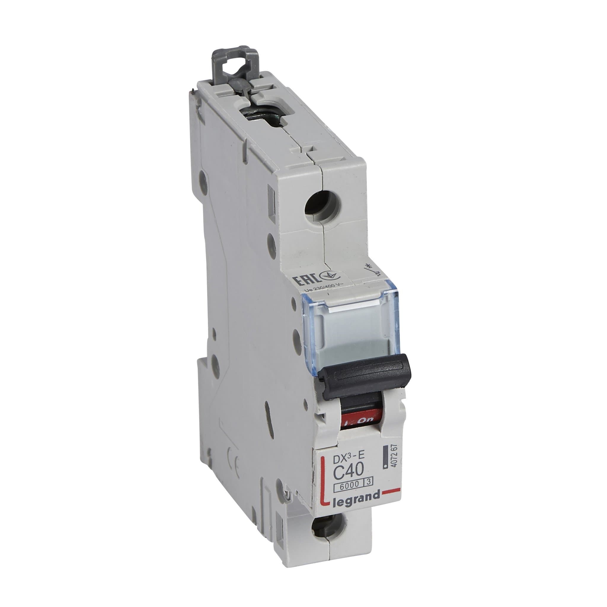 Legrand DX3-E Автоматический выключатель 1P 40А (С) 6000/6kA 407267