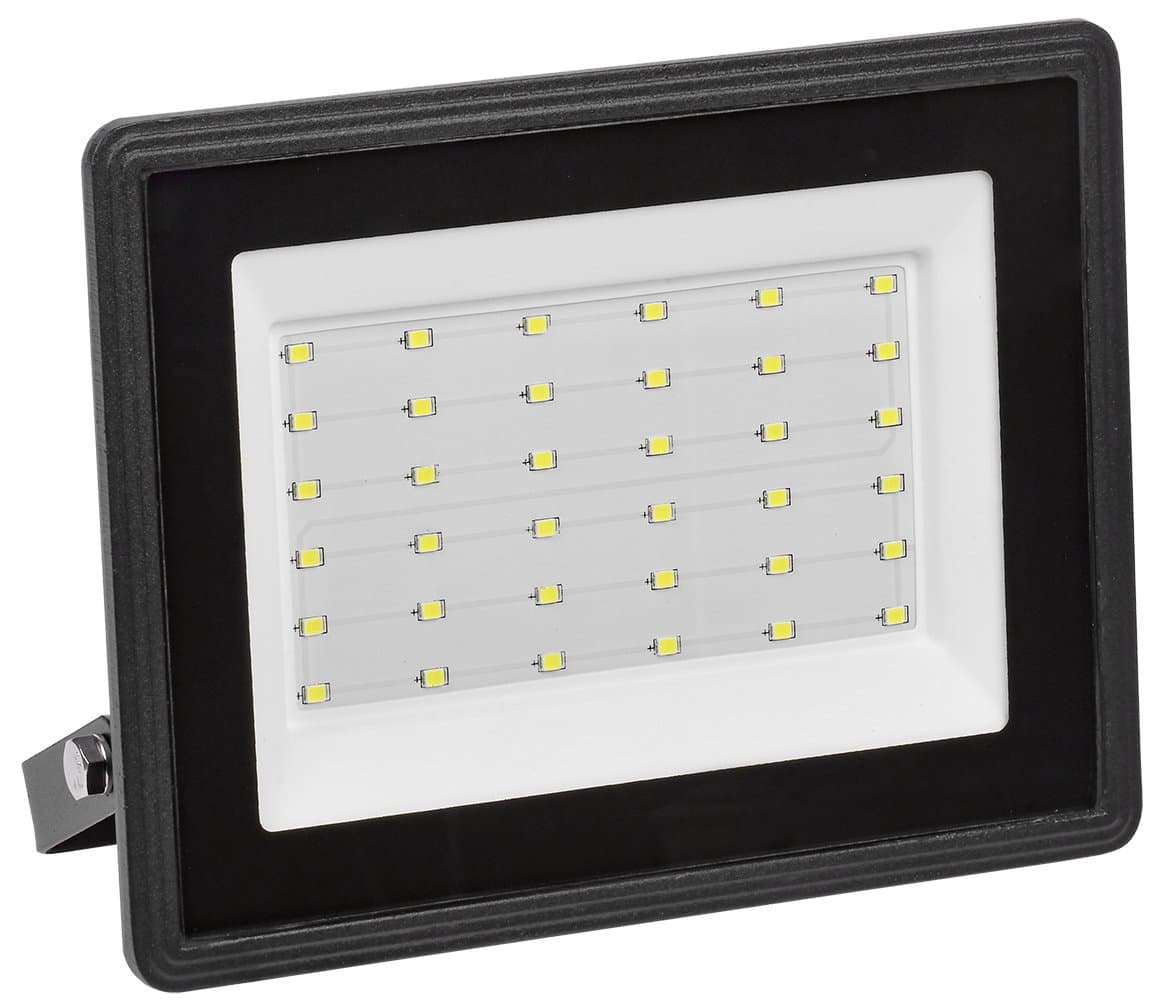 IEK Черный Прожектор LED СДО 06-50 IP65 6500 K