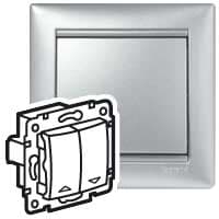 Legrand Valena Алюминий Выключатель жалюзийный, с механической блокировкой 770104