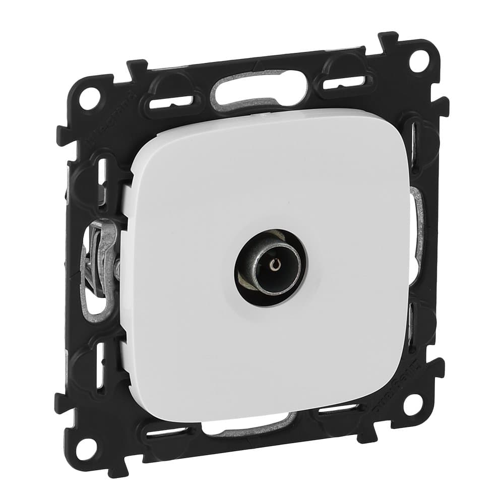 Legrand Valena ALLURE DIY Бел Розетка TV оконечная, 10 дБ, 0-862 МГц 753760