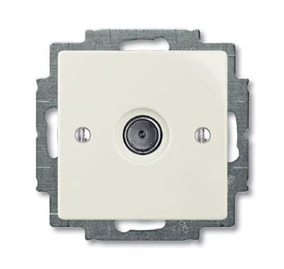 ABB BJB Basic 55 Шале (бел) Розетка TV оконечная 2CKA001724A4317