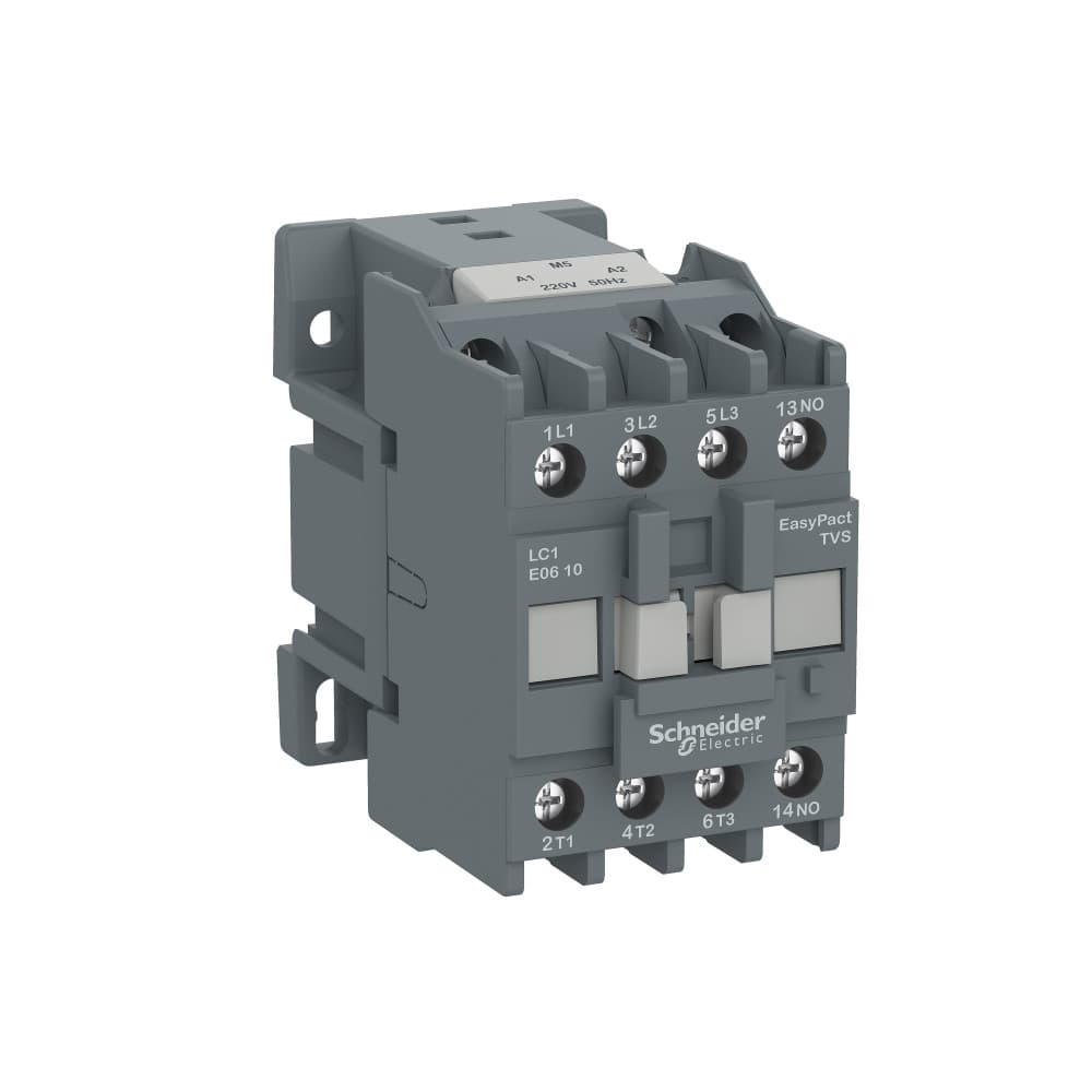 SE EasyPact TVS TeSys E Контактор 1НО 25А 400В AC3 220В 50/60Гц LC1E2510M7