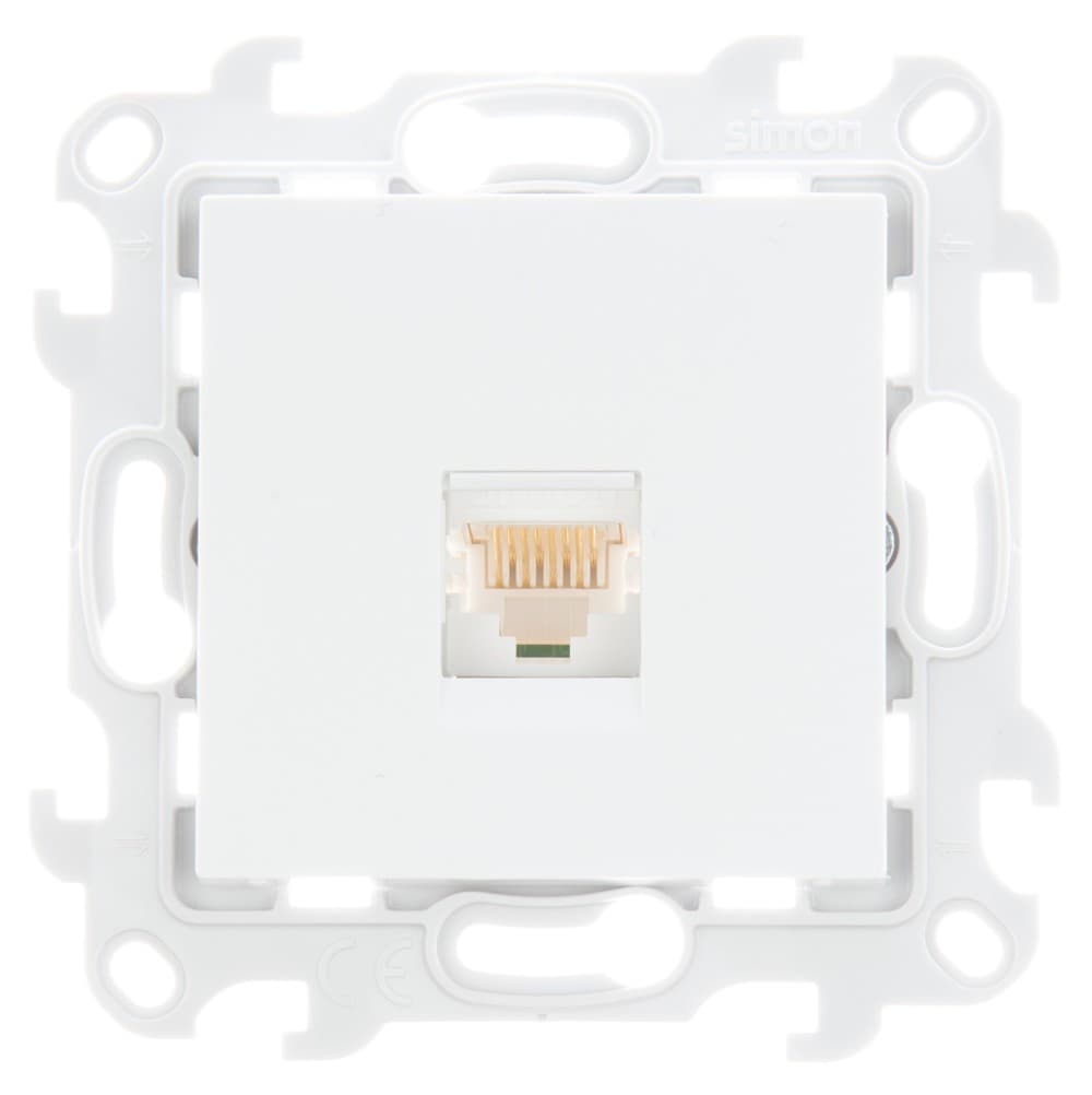 Simon 24 Белая Розетка RJ45 кат. 5е UTP 2410598-030