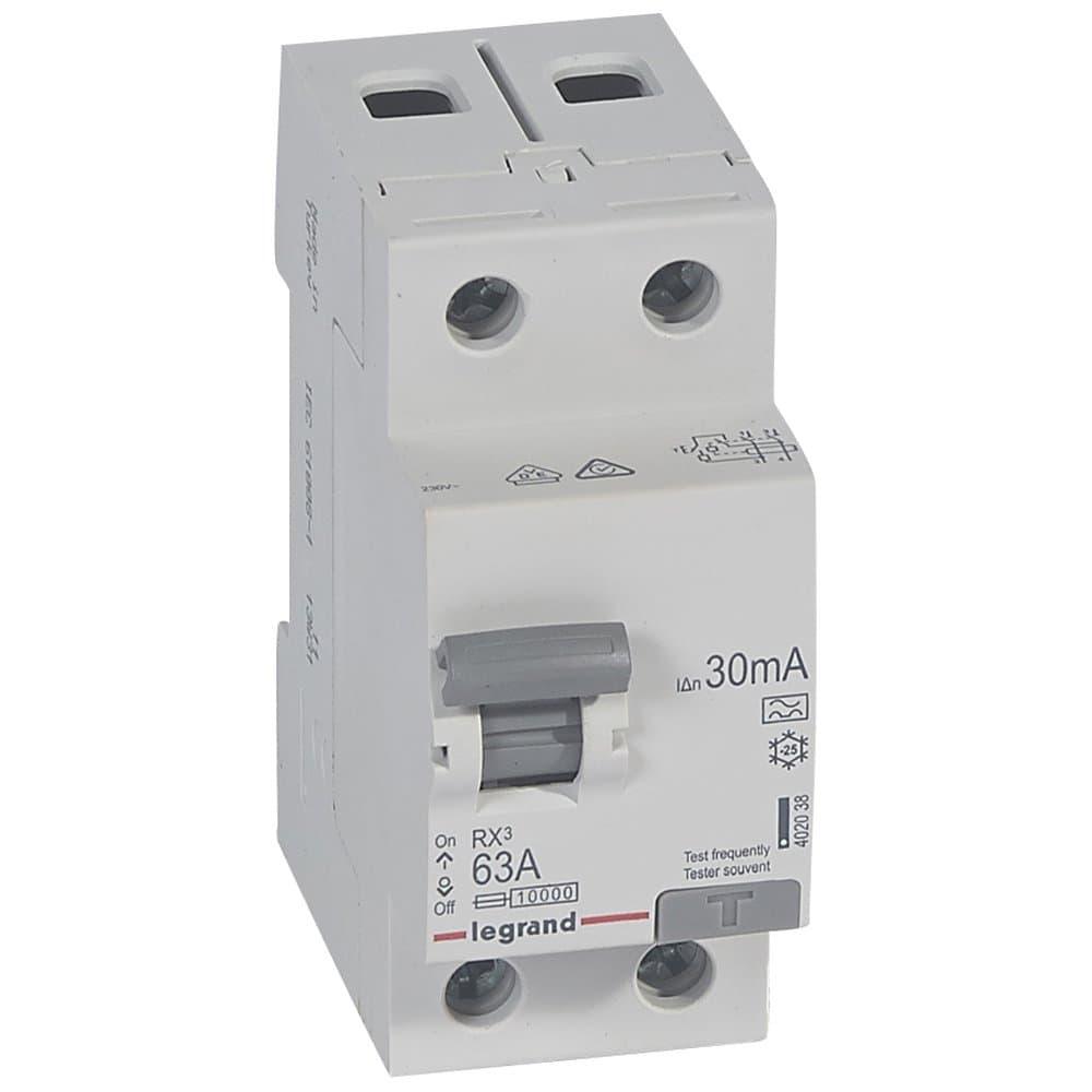 Legrand RX3 УЗО 2P 30мА 63А A 402038