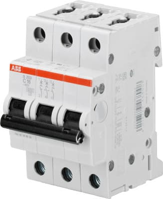ABB Выключатель автоматический 3-полюсной S203M C4 2CDS273001R0044