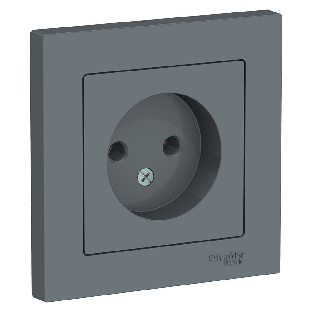 Systeme Electric AtlasDesign Грифель Розетка б/з, 16А, в сборе