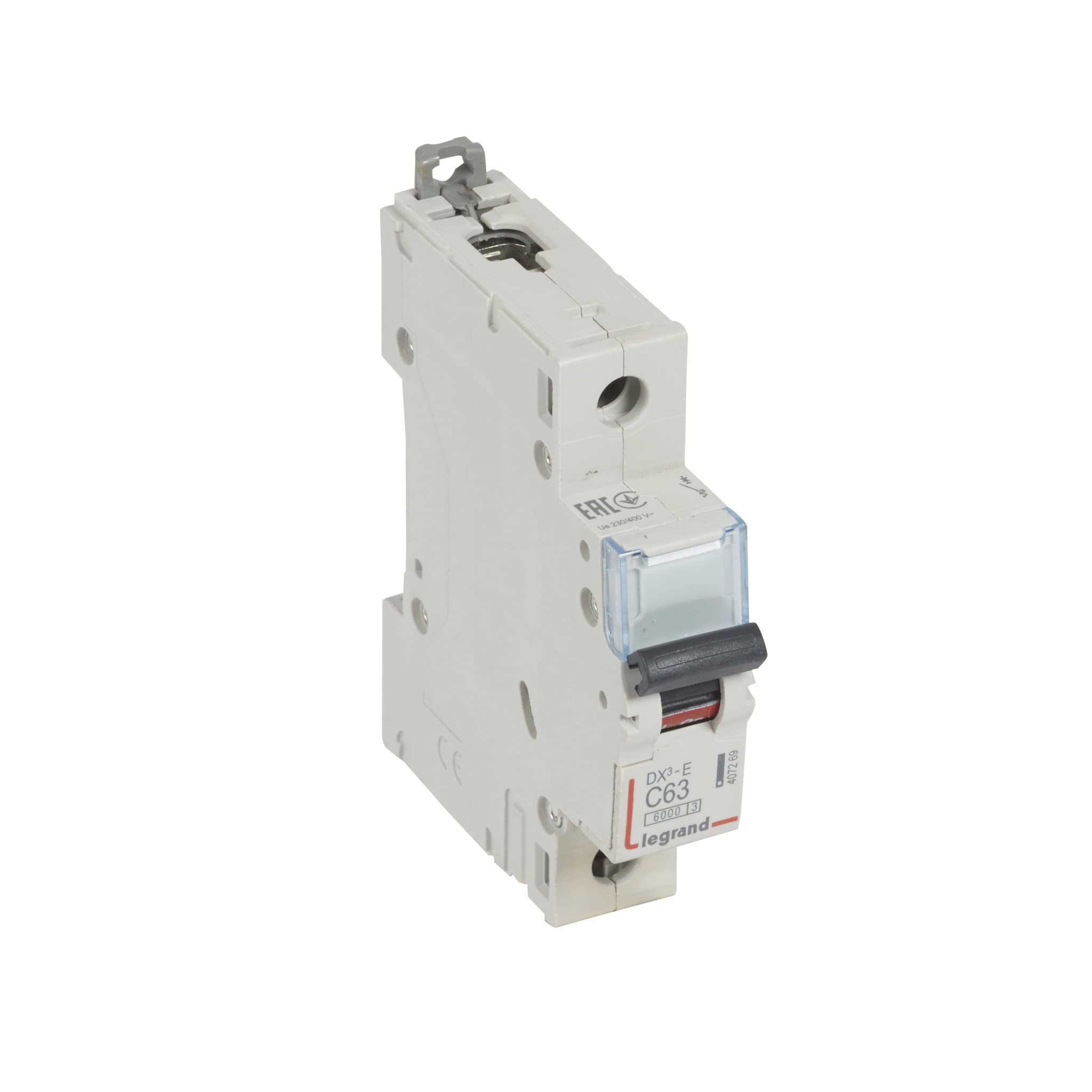 Legrand DX3-E Автоматический выключатель 1P 63А (С) 6000/6kA 407269
