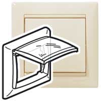Legrand Valena Крем Рамка 1-ая с крышкой IP44 774350