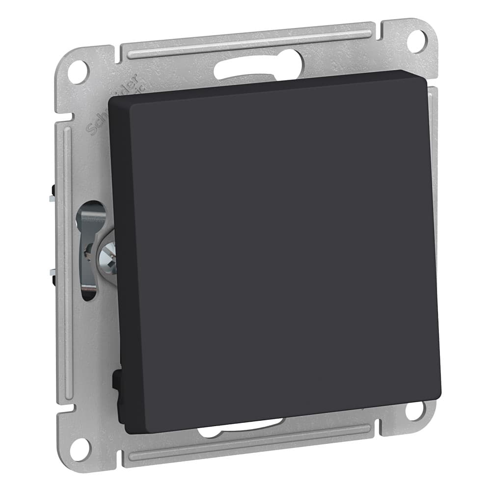 SE AtlasDesign Карбон Переключатель 1-клавишный, сх.6, 10АХ, механизм ATN001061