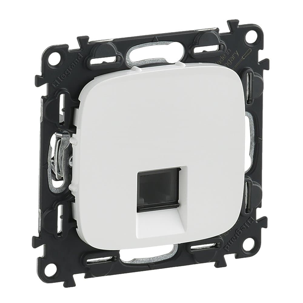 Legrand Valena ALLURE DIY Бел Розетка ТЛФ 1-ая (RJ11) 753738
