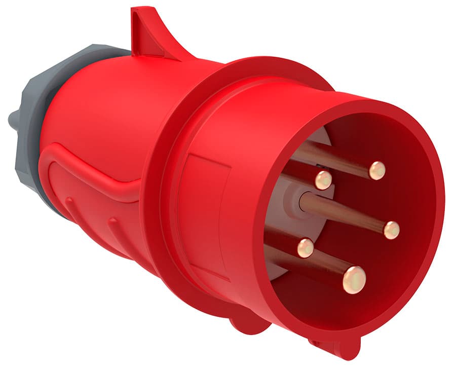 IEK Вилка переносная ССИ-025 32А-6ч/200/346-240/415В 3Р+РЕ+N IP44 MAGNUM